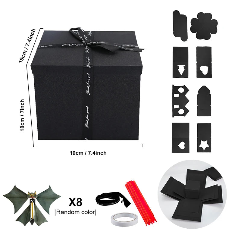 DIY Explosion Gift Box with Flying Butterflies – Surprise Photo Box for Birthdays & Valentine’s Day