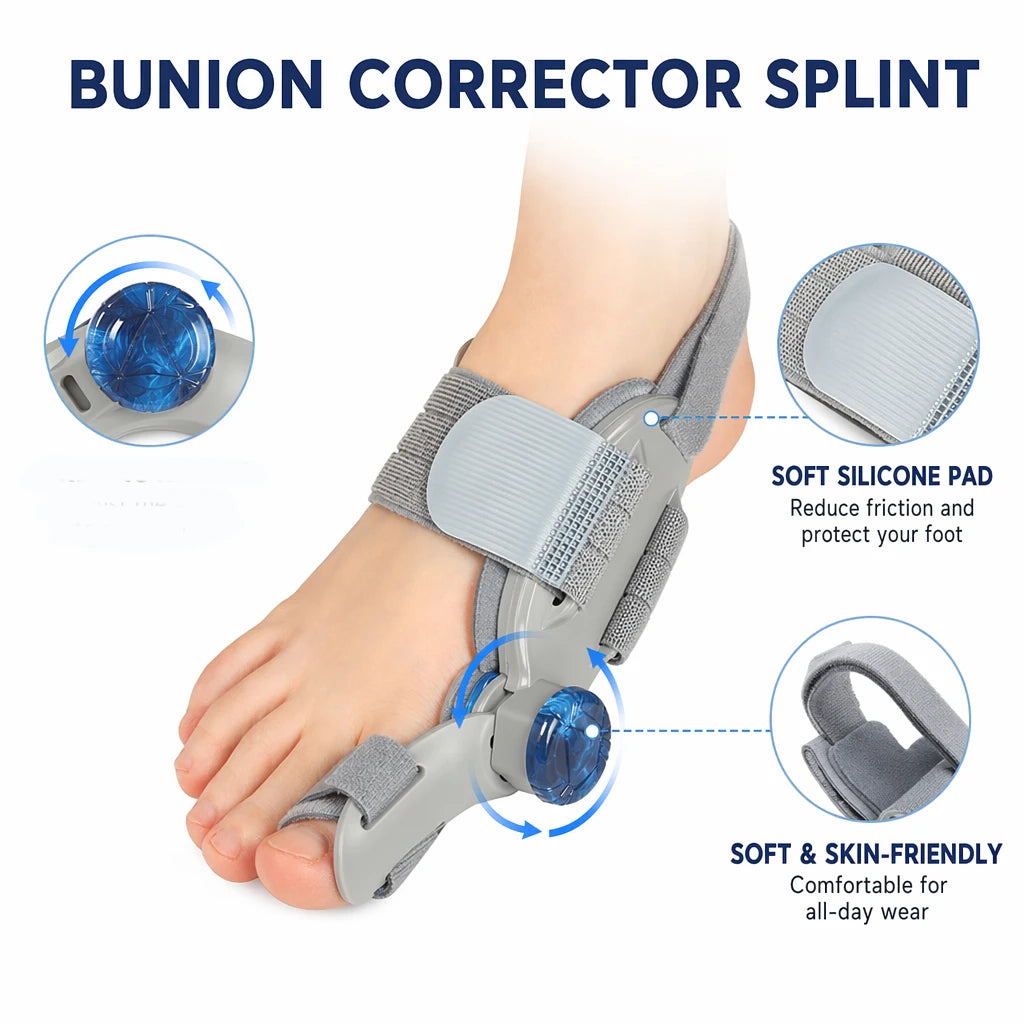 Adjustable Bunion Corrector Splint & Big Toe Straightener