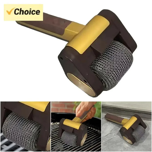 Rechargeable Electric Grill Cleaning Brush – Stainless Steel BBQ Scrubber