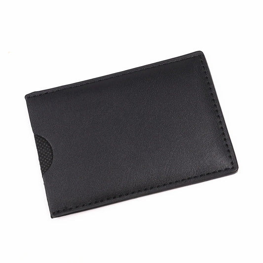 Batman-Inspired Slim Leather ID Wallet – Superhero Card Holder for Men