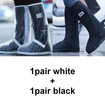 Reusable Waterproof Motorcycle Shoe Covers – Non-Slip Rain Boot Protectors