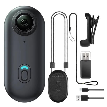 4K Mini WiFi Action Camera – Thumb POV Body Camera with Waterproof Case