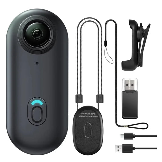 4K Mini WiFi Action Camera – Thumb POV Body Camera with Waterproof Case
