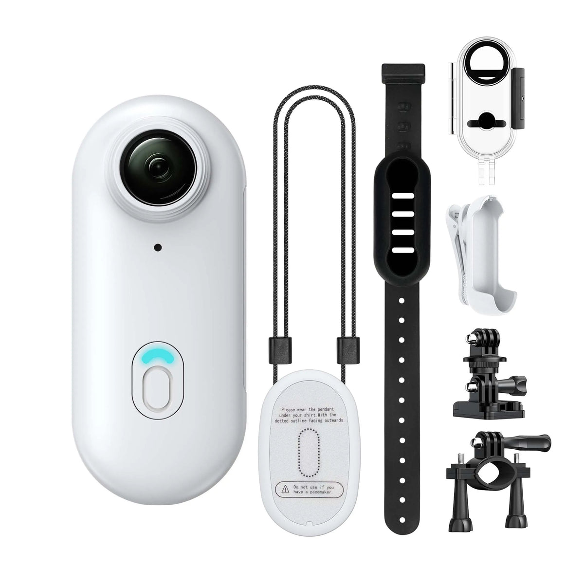 4K Mini WiFi Action Camera – Thumb POV Body Camera with Waterproof Case