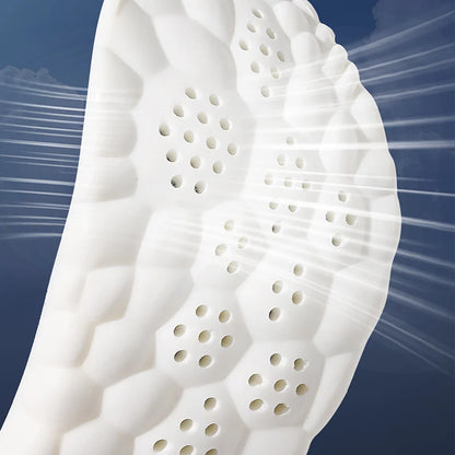 Latex Sport Insoles with Arch Support – Shock Absorbing Cushioned Shoe Inserts