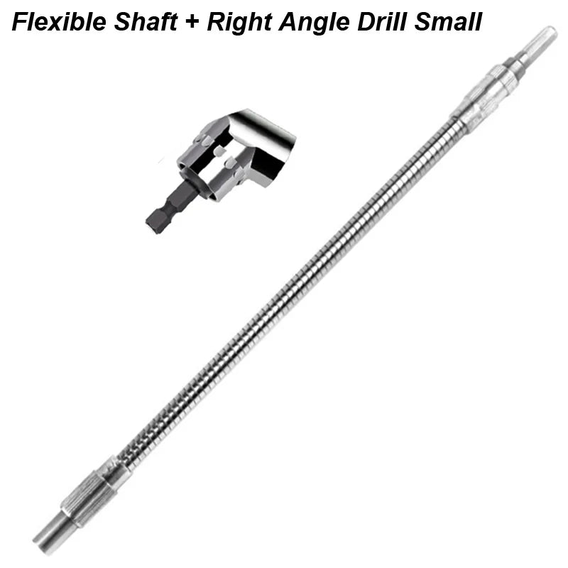 Flexible Right Angle Drill Adapter & Extension Shaft