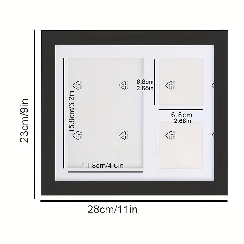 Pet Paw Print Keepsake Photo Frame Kit