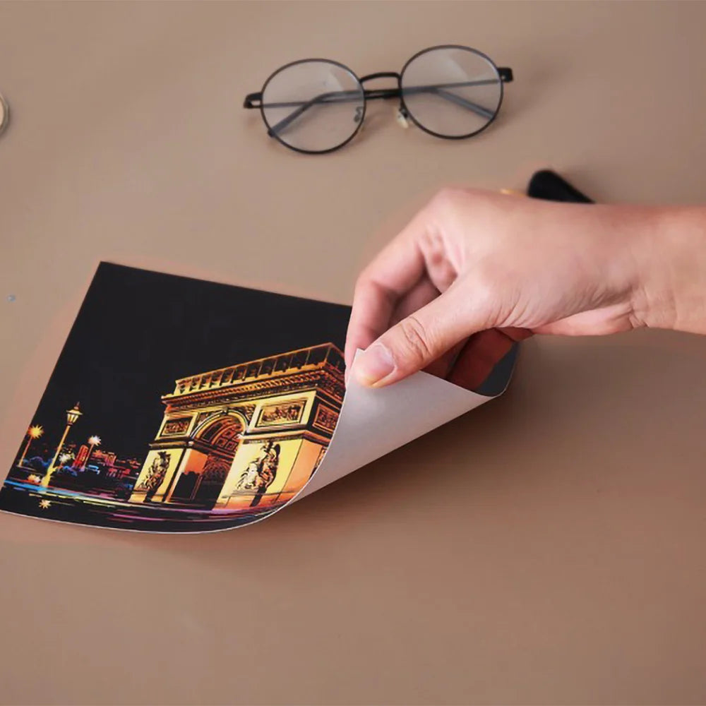 DIY Night Scene Scratch Art Painting Kit – World Landmarks