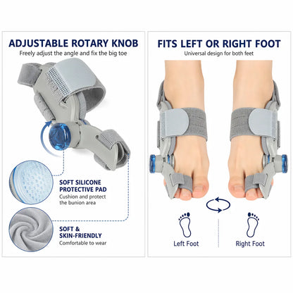 Adjustable Bunion Corrector Splint & Big Toe Straightener