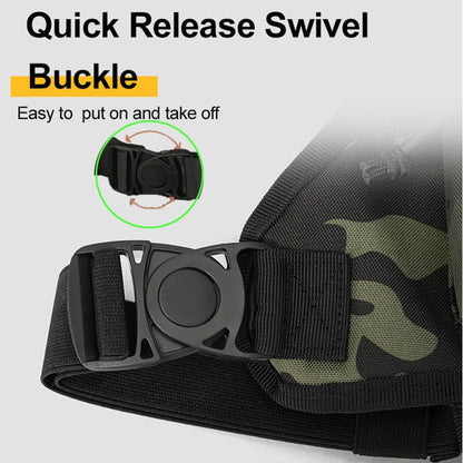 Tactical Chest Rig Backpack – Reflective Hydration Vest for Running, Cycling & Hiking