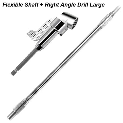 Flexible Right Angle Drill Adapter & Extension Shaft