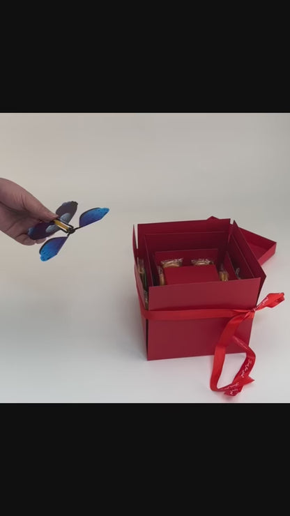 DIY Explosion Gift Box with Flying Butterflies – Surprise Photo Box for Birthdays & Valentine’s Day